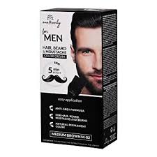 A temporary hair (and beard) dye that's easy to use and easy to remove. One Only For Men Beard Dye Beard Colour Moustache Colour Ammonia Free Parabnes Free Ppd Free 60 G Medium Brown Amazon De Beauty