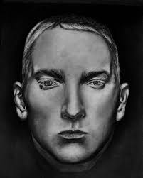 Eminem (Marshall Bruce Mathers III) Drawing by John Thomas