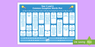 However, many popular figures' last words are just utterly tragic. Common Exception Words Year 5 And 6 Alphabet Word Mat