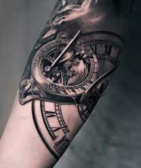 Terbaik 13 tato temporer nama paling update sumber : Paling Keren 29 Desain Tato Jam 80 Jam Tattoo Designs For Men Ide Tinta Abadi From Aaaluxerolex Com Gamba Clock Tattoo Clock Tattoo Design Tattoos For Guys