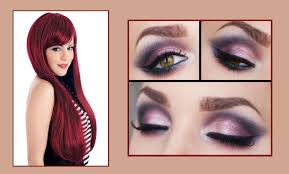 hazel eyes red hair makeup saubhaya