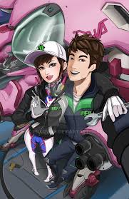 Hana And Daehyun Overwatch By Pillowds Overwatch Overwatch Fan Art Fairy Tail Ships