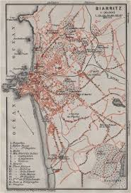 Golfers flock to the region for its sublime courses, like the mythical le phare golf club in the very heart of the city. Biarritz Town City Plan De La Ville Pyrenees Atlantiques Carte 1907 Old Map