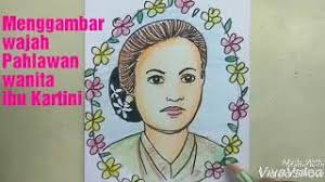 Dan sekaligus untuk menambahkan daya kreatifitas anak tersebut.dengan mengambar dia mampu berimajinasi untuk melakukan hal yang lebih baik dan bagus , serta merangsang nilai tumbuh seni anak. Menggambar Wajah Pahlawan Ibu Kartini Cara Anak Sd Gampang Youtube