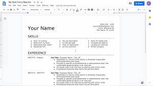 In other words, a resume is typically. How To Make A Resume In Google Docs Latest Youtube