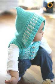 kapsonlu bebek yelek modelleri 55 adet kapsonlu bebek yelegi knit vest pattern hooded vest knitting