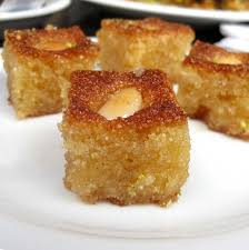 Hareeseh Also Known As Basboosah In Egypt As Namoora In Lebanon Recette Recette Ingredient Recette Gateau Semoule