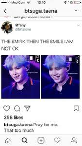 Smirk Smile Which One U Prefer I Live For Both Coz It Gives Me Diff Vibes Bts Boys Bts Yoongi Bts Suga