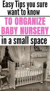 How To Organize Baby Nursery In A Small Space Baby Organization Baby Nursery Baby Nursery Organization