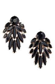 Women's Black Earrings