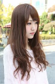 Side View Of Korean Long Hairstyle Hairstyles Weekly Hair Styles Medium Hair Styles Long Hair Styles