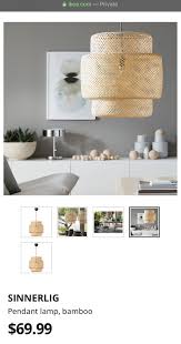 Sinnerlig Pendant Lamp Bamboo Ikea Lamp Home Decor Bamboo Lamp