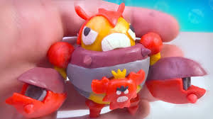 He throws mines, and his super makes his head detach, seek a target and explode.. How To Make King Crab Tick Out Of Clay From Brawl Stars Youtube