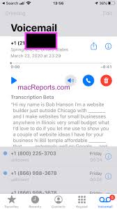 Iphone Voicemail Transcription Not Working Fix Macreports