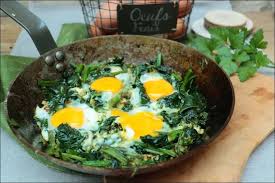œufs Aux Epinards A L Irakienne Happy Papilles Recette En 2021 Recette Epinards Epinard Oeuf Recette Fraiche