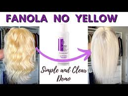 Amazon.Com : Fanola No Yellow Shampoo 11.8Oz / 2Pk - Color Depositing  Purple Shampoo For Blonde, Silver, Gray, And Highlighted Hair - Anti Brass  Shampoo Toner To Remove Yellow Tones & Brassiness