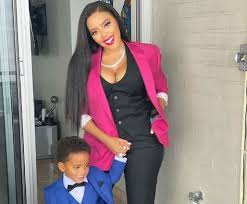 Angela Simmons And Son Get Suited Up For Jojo Simmons Wedding Angela Simmons Simmons Angela