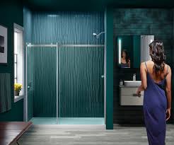 Shower door installation