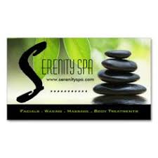 Customizable Spa Massage Salon Appointment Card | Salon SPA Business ...