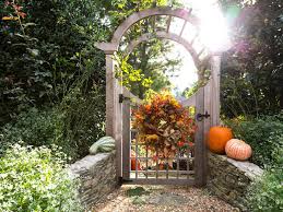 Vintage forged gate, lantern and frame with floral ornament. 18 Swoon Worthy Garden Gate Ideas Diy