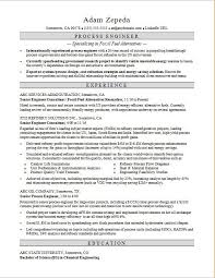 Customize this resume with ease using. Process Engineer Resume Sample Monster Com