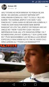 Azwan ali cabar azmin ali isu video intim mirip beliau. Azwan Ali Is Mad At His Beloved Nephew Malaysia