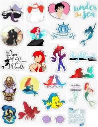 pegatinas disney pegatinas bonitas pegatinas mermaid sticker disney sticker hydroflask stickers