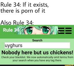 Rule 34: If it exists, there is porn of it Also Rule 34: Rule34 Search  uyghurs
