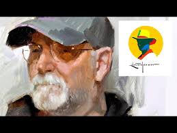 Live portrait painting at 4th Street Fine Art, Berkeley with Paul Veres