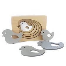 We came with jigsaw concept where your toddlers / babies will learn and enjoy at same time. Qll Baby Wood Puzzles Toys 3d Multi Layered Gradient Colors Puzzle Animals Grey Bird For Children Montessori Education Gift Buy Online In Aruba At Aruba Desertcart Com Productid 62355158