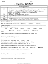 A collection of english esl weather worksheets for home learning, online practice, distance learning and a worksheet for beginner students for practising weather vocabulary. Dance Analysis Free Elements Of Dance Worksheet In 2021 Elements Of Dance Teach Dance Dance Teacher Tools