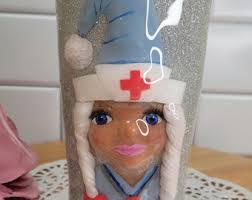 24 Oz Nurse Gnome Tumbler, 3D Epoxy Nurse Gnome Tumbler, Stainless Steel  Glitter Tumbler, Gnome Nurse Tumbler