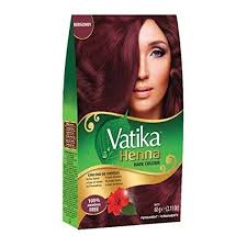 Dabur Vatika Henna Based Hair Colour 60g Burgundy Henna Hair Color Hair Color Burgundy Henna Hair