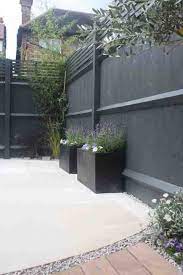 Maybe you would like to learn more about one of these? Pin By Kelly Mcevoy On Our House Backyard Fences Garden Fence Colours Painted Garden Fence