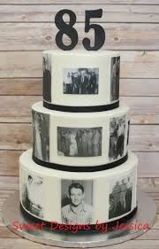 85th Birthday Ideas For Grandma 85th Birthday With Edible Pics Of Times Through Out His Dad Birthday Cakes 90th Birthday Cakes 70th Birthday Cake