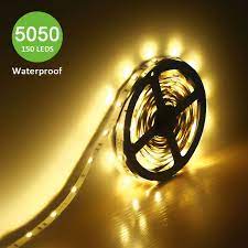 12v Flexible Led Strip Lights Warm White 150 Units 5050 Leds Non Waterproof Light Strips Led Tape 16 4ft 5m Spool Led Led Light Strips Led Strip Lighting