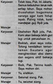 (3) selain itu, dia juga seringkali. Negosiasi Harus Menggunakan Bahasa Yang Santun Dan Roboguru