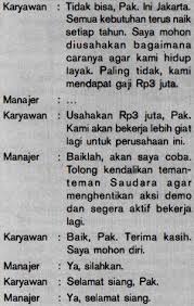 (3) selain itu, dia juga seringkali. Negosiasi Harus Menggunakan Bahasa Yang Santun Dan Roboguru