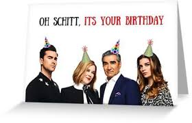 Birthday elegant greeting card with gold balloons and falling confetti vector. Oh Schitt Its Your Birthday Schitts Creek Birthday Card Meme Greeting Cards Greeting Funny Birthday Cards It S Your Birthday Happy Birthday Wishes For Him