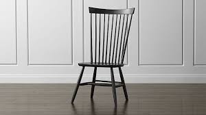 Marlow Ii Black Maple Dining Chair Reviews Crate And Barrel Black Dining Chairs Windsor Dining Chairs Dining Chairs