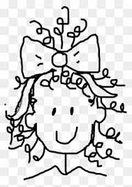 Draw an outline of the hair using curly lines. Curly Hair Girl Clipart Transparent Png Clipart Images Free Download Clipartmax