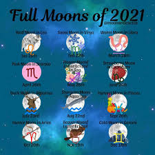 The Many Moons Of 2021 In 2020 Virgo Moon Moon In Aquarius Sturgeon Moon