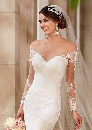 Detachable Under Or Over Bodice Accessory Lace Appliqued On The Sleeves Only Buttons From Cuff Up The Bridal Dresses Wedding Dresses Vintage Wedding Dresses