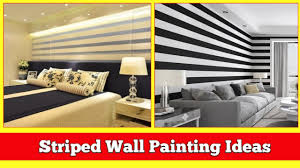 Transform a living room using nothing but a tin of paint. Best Striped Wall Painting Striped Wall Color Striped Wall Design Striped Painting Design Ideas Youtube