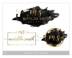 Black And Gold Logo Design Watercolor Black And Gold Logo Brand Package For Etsy In 2020 Gold Logo Design Gold Logo Branding Gold Logo