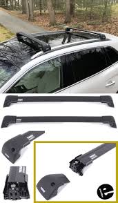 Thule Aeroblade Edge Roof Rack Fixed Mounting Points Flush Factory Side Rails Aluminum Black Roof Rack Thule Roof Rack Thule