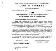 263/2010 privind sistemul unitar de pensii publice, actualizata 2016. Sumele NeplÄƒtite De Casele De Pensii Nu Se Mai Prescriu Huhurez Com