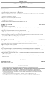 See more ideas about resume, lettering, logos. Release Manager Resume Sample Mintresume