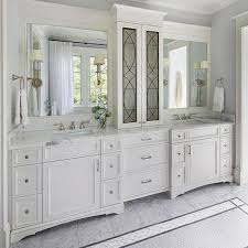 Bathroom cabinet storage unit mirror door cupboards drawers home furniture. Frosted Glass Bathroom Linen Cabinets Design Ideas