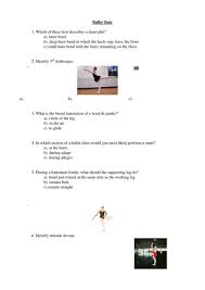Just how much do you know about ballet? Ballet Quiz Teaching Resources